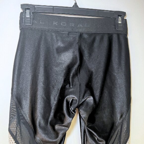 KORAL Black & White High Rise Mesh Panel Legging Size S - Picture 6 of 15